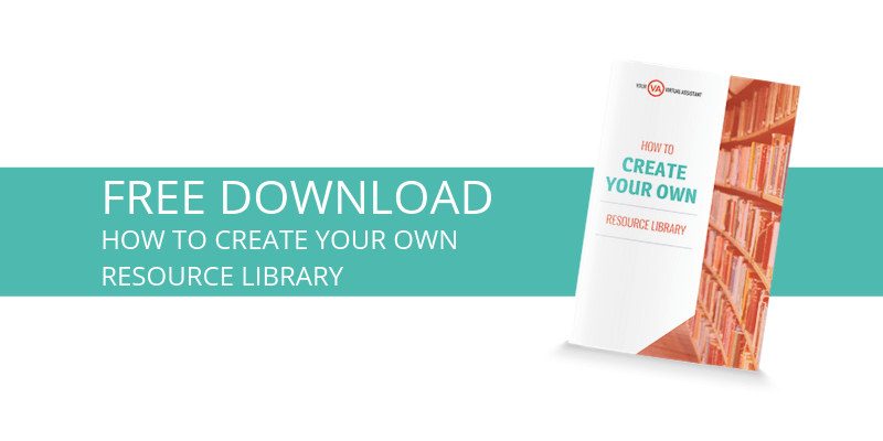 How to create your own resource library [free download]