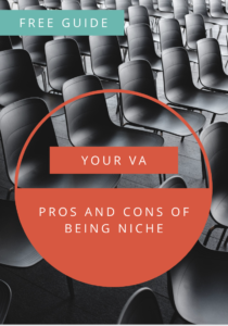 Pro's and con's of being niche